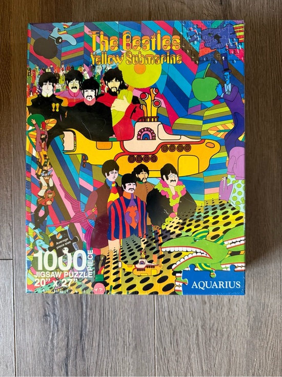 Aquarius Other - NEW SEALED Puzzle The Beatles Yellow Submarine 1000 Piece 20" x 27" Aquarius